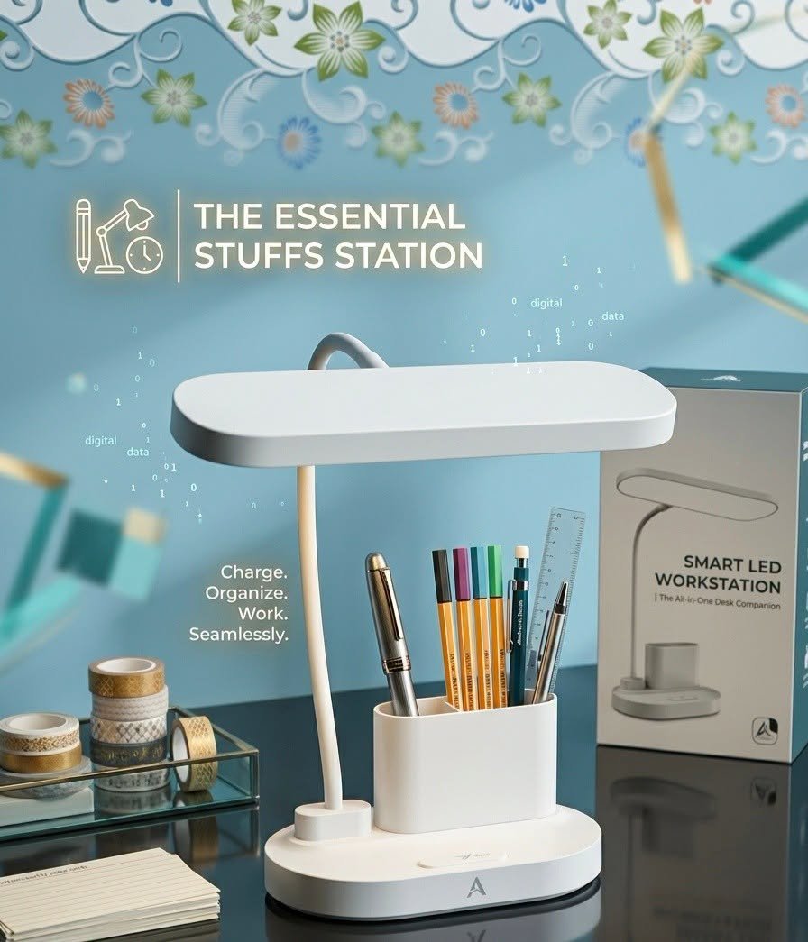 Yage YG-8044 Rechargeable LED Table Lamp – Touch Control, Dimmable, Eye Protection Study Light - Image 2