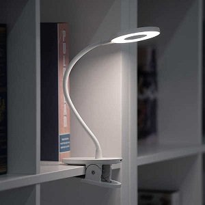 Yage YG-8012H Rechargeable Clip Lamp – Flexible Neck LED Study Light, Portable Bedside Clip Light