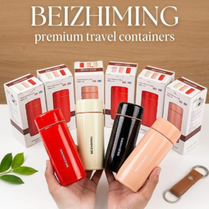 Beizhiming 200ml Vacuum Flask – Mini Thermos Bottle, Hot & Cold Insulated Travel Flask (Leak-Proof)