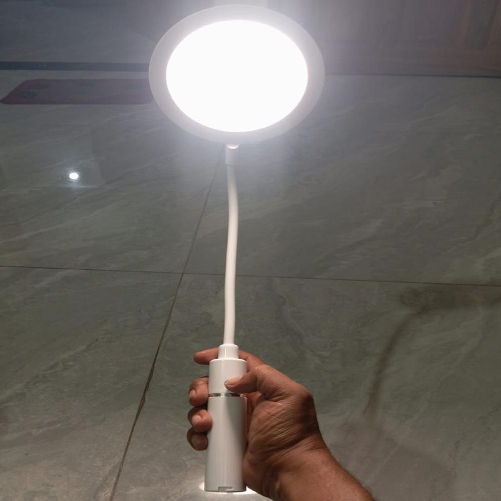 Yage YG-8012H Rechargeable Clip Lamp – Flexible Neck LED Study Light, Portable Bedside Clip Light - Image 3